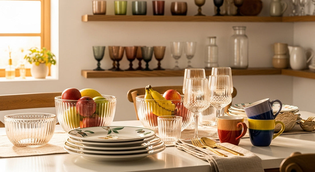 From Table to Shelf: How to Style Your Home with Glass & Ceramic Dinnerware