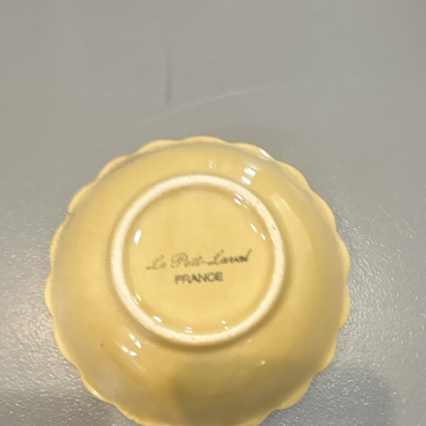Le Petit-Laverd Ceramic Scalloped Floral Bowl France1