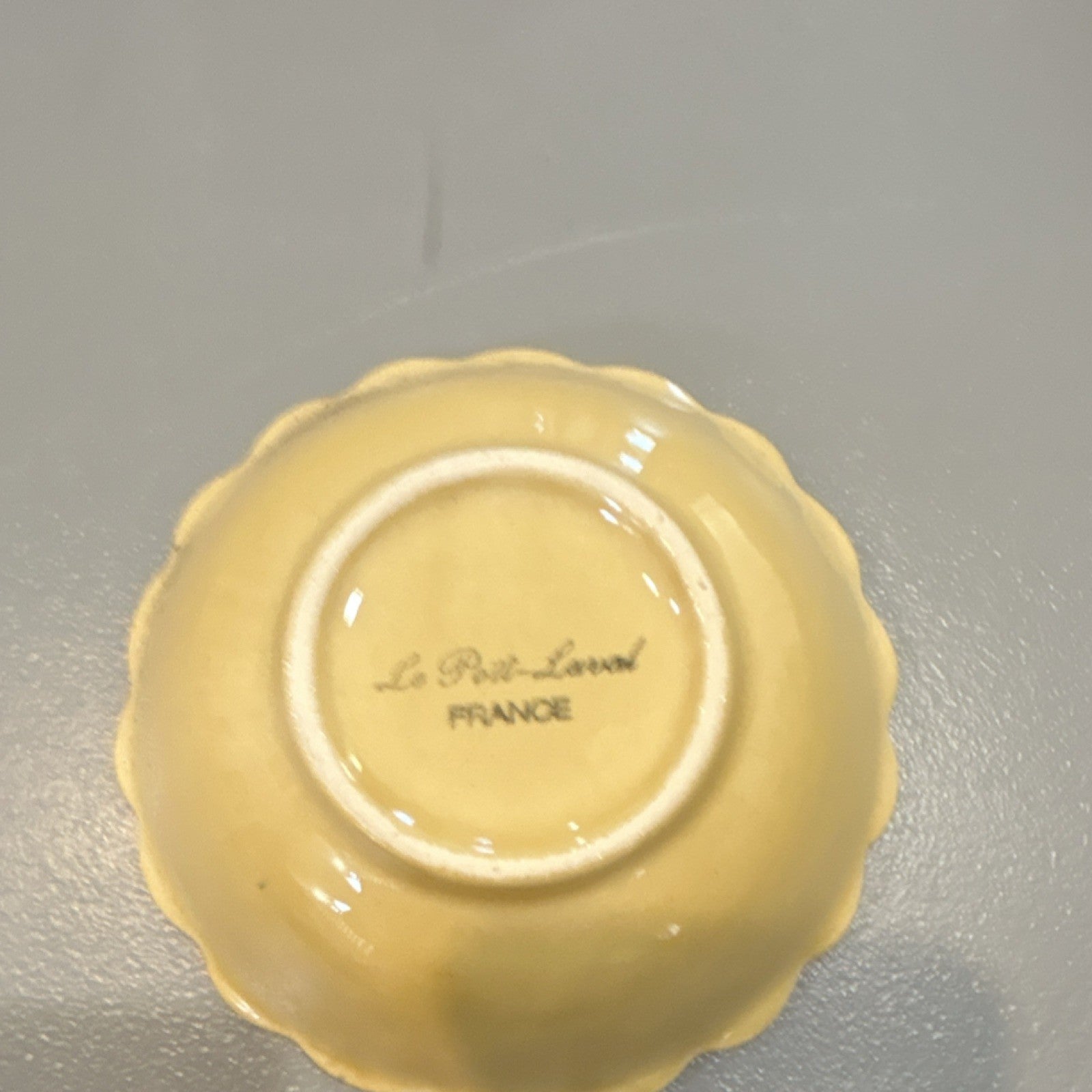 Le Petit-Laverd Ceramic Scalloped Floral Bowl France1