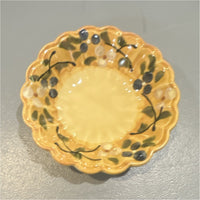Le Petit-Laverd Ceramic Scalloped Floral Bowl France0