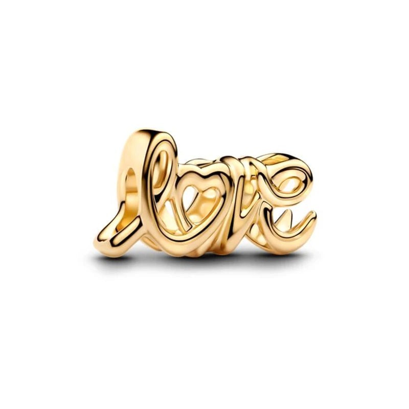 18K Gold Plated Mixed Charm Beads Set | CZ Crystal Hearts Crowns Butterfly Star Bracelet Charms | JC Sunshine Jewelry