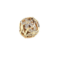 18K Gold Plated Mixed Charm Beads Set | CZ Crystal Hearts Crowns Butterfly Star Bracelet Charms | JC Sunshine Jewelry