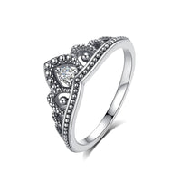 Sterling Silver CZ Ring Collection — Sun · Moon · Crown · Heart · Solitaire | JC Sunshine