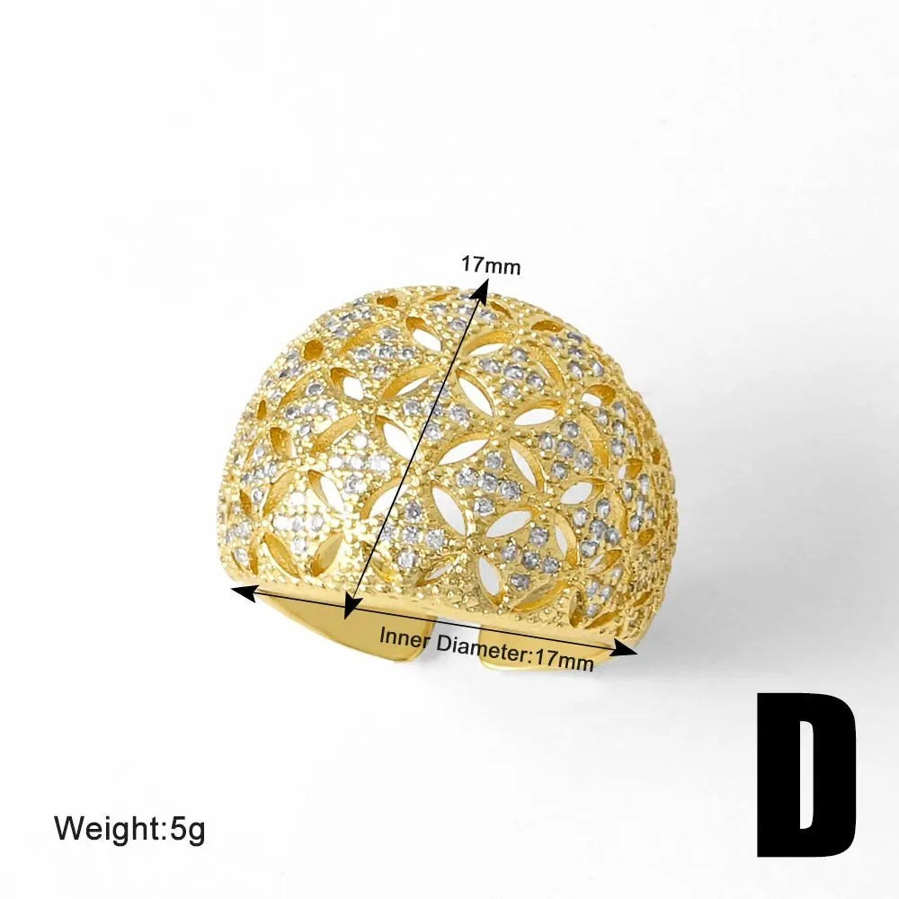 JC Sparkling Cubic Zirconia Rings