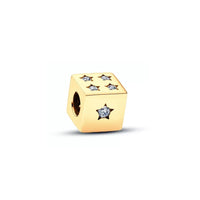 18K Gold Plated Mixed Charm Beads Set | CZ Crystal Hearts Crowns Butterfly Star Bracelet Charms | JC Sunshine Jewelry