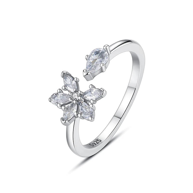 Sterling Silver CZ Ring Collection — Sun · Moon · Crown · Heart · Solitaire | JC Sunshine