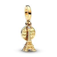 18K Gold Plated Mixed Charm Beads Set | CZ Crystal Hearts Crowns Butterfly Star Bracelet Charms | JC Sunshine Jewelry