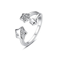 Sterling Silver CZ Ring Collection — Sun · Moon · Crown · Heart · Solitaire | JC Sunshine