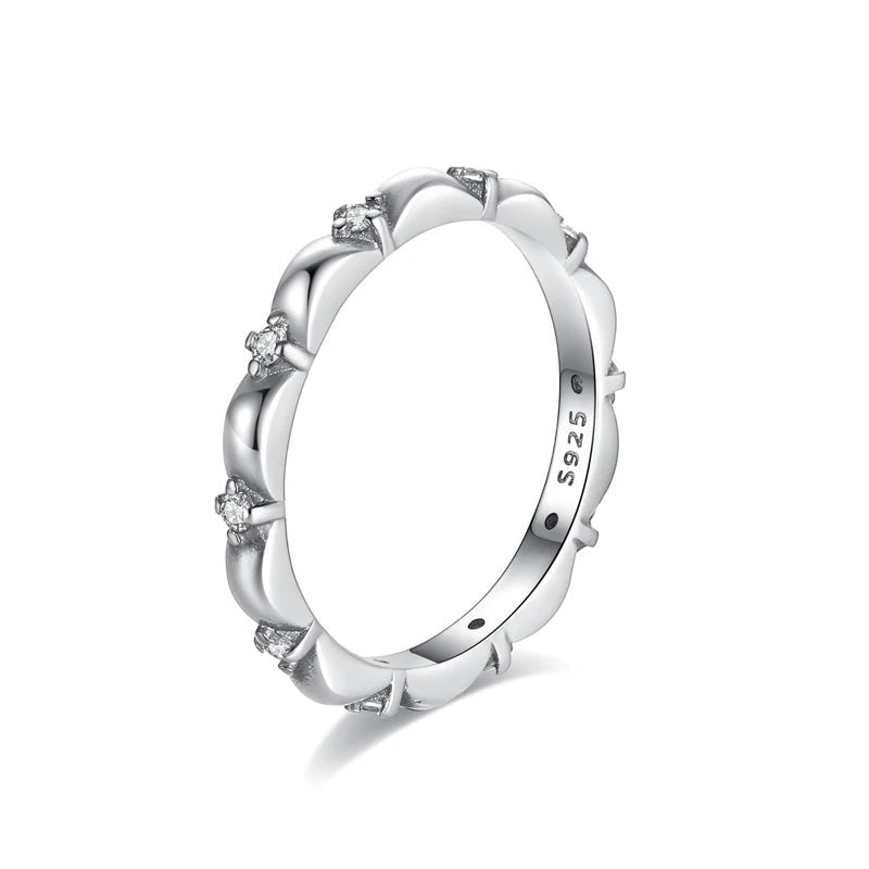 Sterling Silver CZ Ring Collection — Sun · Moon · Crown · Heart · Solitaire | JC Sunshine