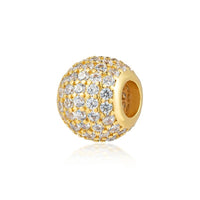 18K Gold Plated Mixed Charm Beads Set | CZ Crystal Hearts Crowns Butterfly Star Bracelet Charms | JC Sunshine Jewelry