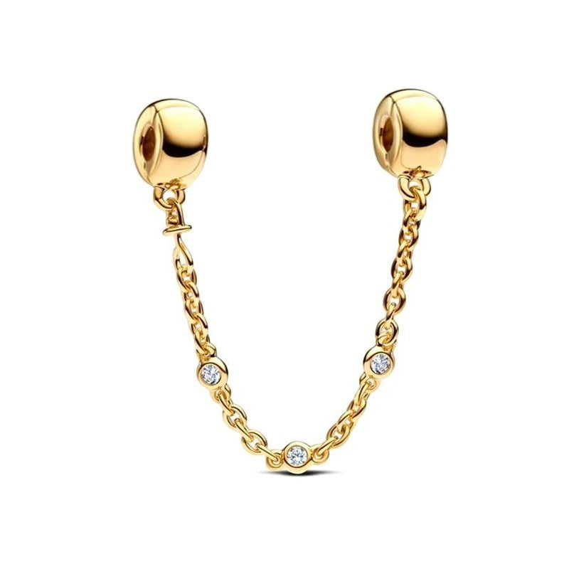 18K Gold Plated Mixed Charm Beads Set | CZ Crystal Hearts Crowns Butterfly Star Bracelet Charms | JC Sunshine Jewelry