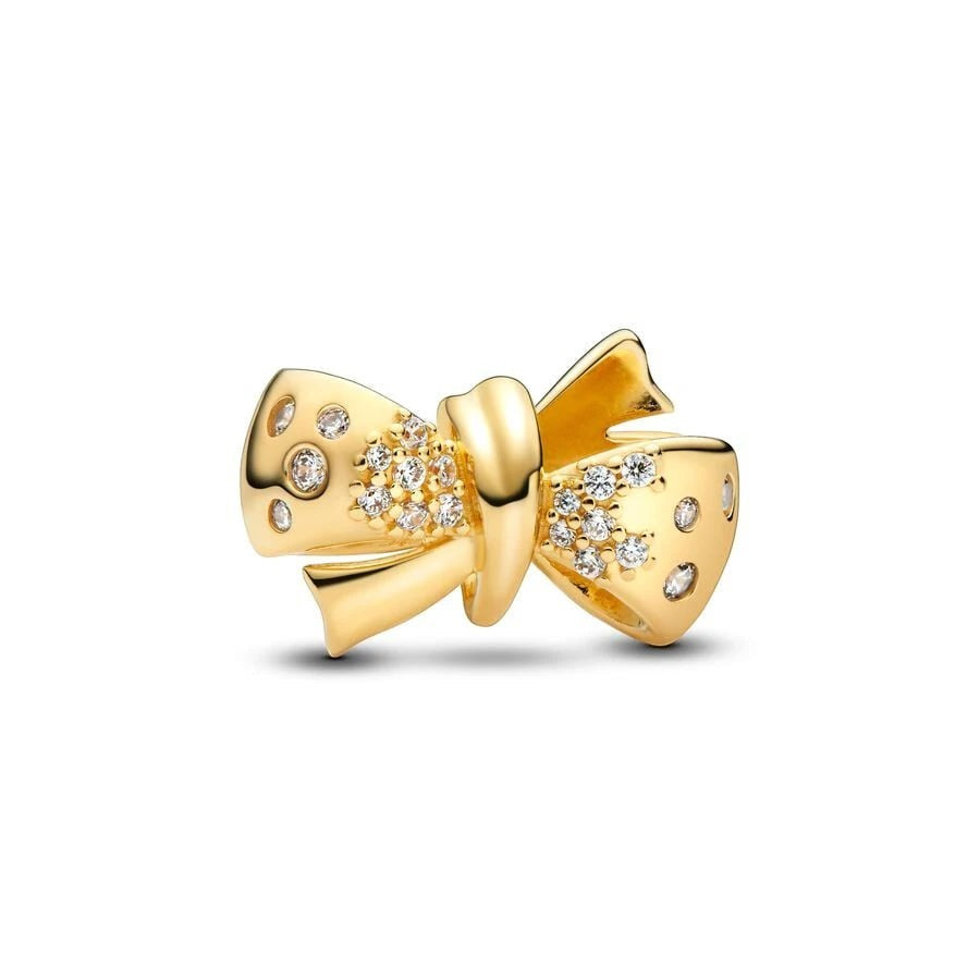 18K Gold Plated Mixed Charm Beads Set | CZ Crystal Hearts Crowns Butterfly Star Bracelet Charms | JC Sunshine Jewelry