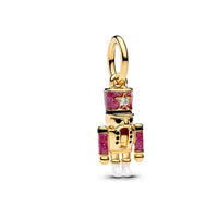 18K Gold Plated Mixed Charm Beads Set | CZ Crystal Hearts Crowns Butterfly Star Bracelet Charms | JC Sunshine Jewelry