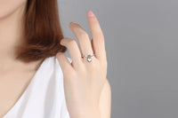 Sterling Silver CZ Ring Collection — Sun · Moon · Crown · Heart · Solitaire | JC Sunshine