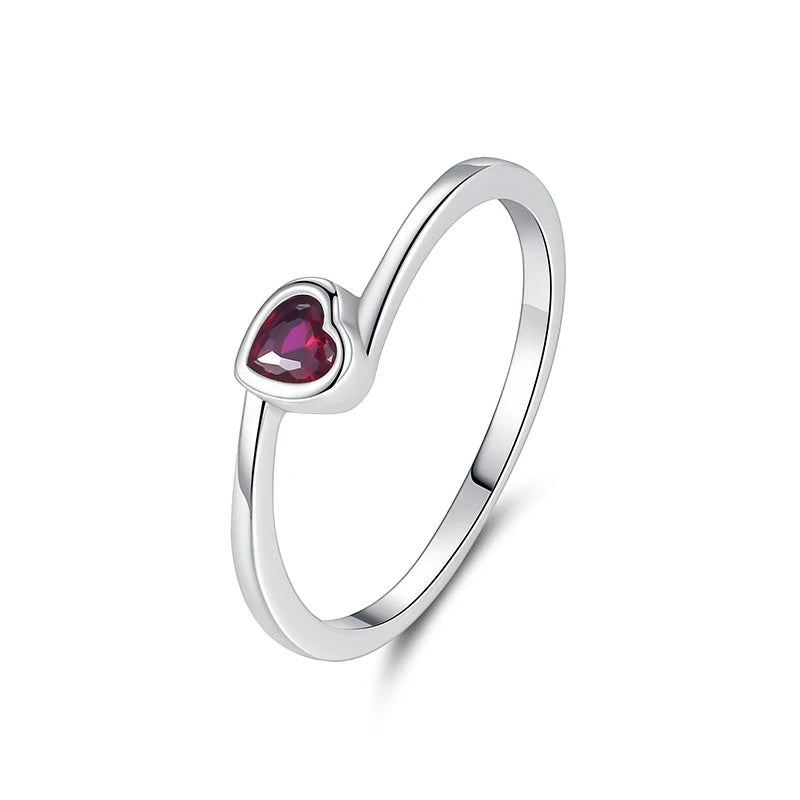 Sterling Silver CZ Ring Collection — Sun · Moon · Crown · Heart · Solitaire | JC Sunshine