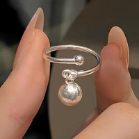 S925 Sterling Silver 3-Piece Ring Set | Matte Wide Band, Open Cuff & CZ Crossover Rings | Adjustable Stackable Set | JC Sunshine