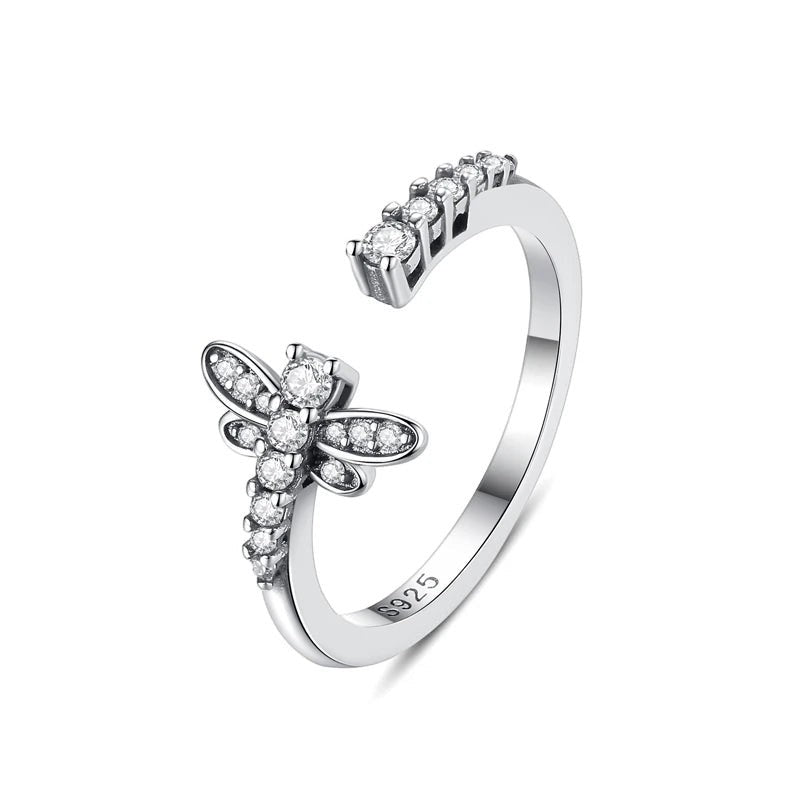 Sterling Silver CZ Ring Collection — Sun · Moon · Crown · Heart · Solitaire | JC Sunshine
