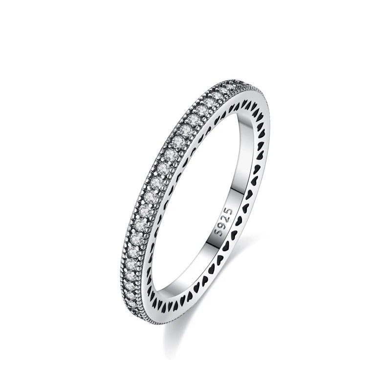Sterling Silver CZ Ring Collection — Sun · Moon · Crown · Heart · Solitaire | JC Sunshine