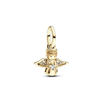 18K Gold Plated Mixed Charm Beads Set | CZ Crystal Hearts Crowns Butterfly Star Bracelet Charms | JC Sunshine Jewelry