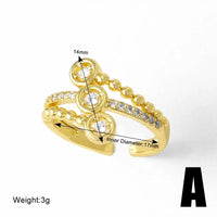 JC Sparkling Cubic Zirconia Rings