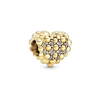 18K Gold Plated Mixed Charm Beads Set | CZ Crystal Hearts Crowns Butterfly Star Bracelet Charms | JC Sunshine Jewelry