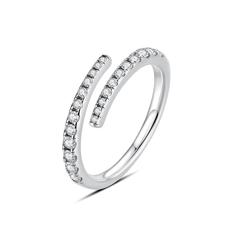 Sterling Silver CZ Ring Collection — Sun · Moon · Crown · Heart · Solitaire | JC Sunshine