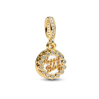 18K Gold Plated Mixed Charm Beads Set | CZ Crystal Hearts Crowns Butterfly Star Bracelet Charms | JC Sunshine Jewelry