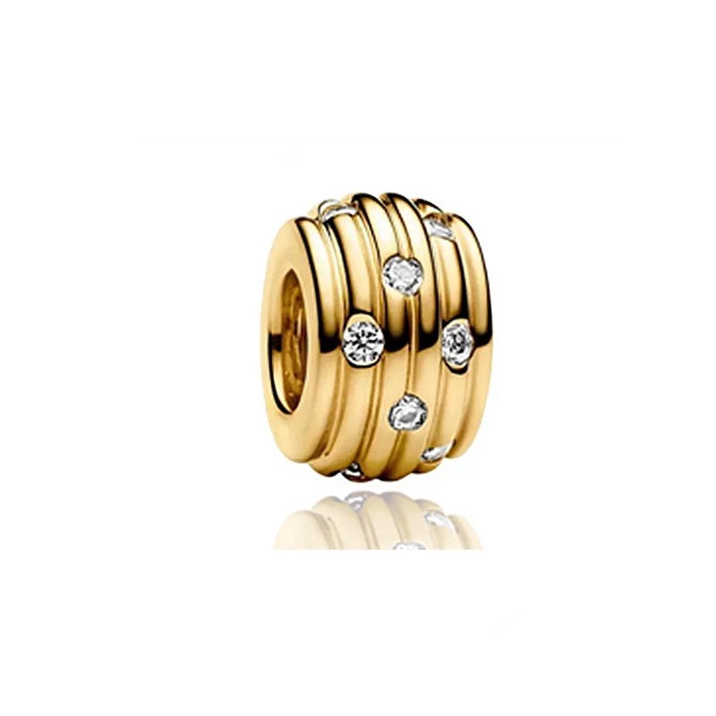 18K Gold Plated Mixed Charm Beads Set | CZ Crystal Hearts Crowns Butterfly Star Bracelet Charms | JC Sunshine Jewelry