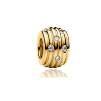 18K Gold Plated Mixed Charm Beads Set | CZ Crystal Hearts Crowns Butterfly Star Bracelet Charms | JC Sunshine Jewelry