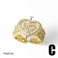 JC Sparkling Cubic Zirconia Rings
