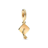 18K Gold Plated Mixed Charm Beads Set | CZ Crystal Hearts Crowns Butterfly Star Bracelet Charms | JC Sunshine Jewelry