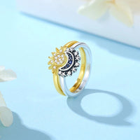 Sterling Silver CZ Ring Collection — Sun · Moon · Crown · Heart · Solitaire | JC Sunshine