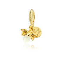 18K Gold Plated Mixed Charm Beads Set | CZ Crystal Hearts Crowns Butterfly Star Bracelet Charms | JC Sunshine Jewelry