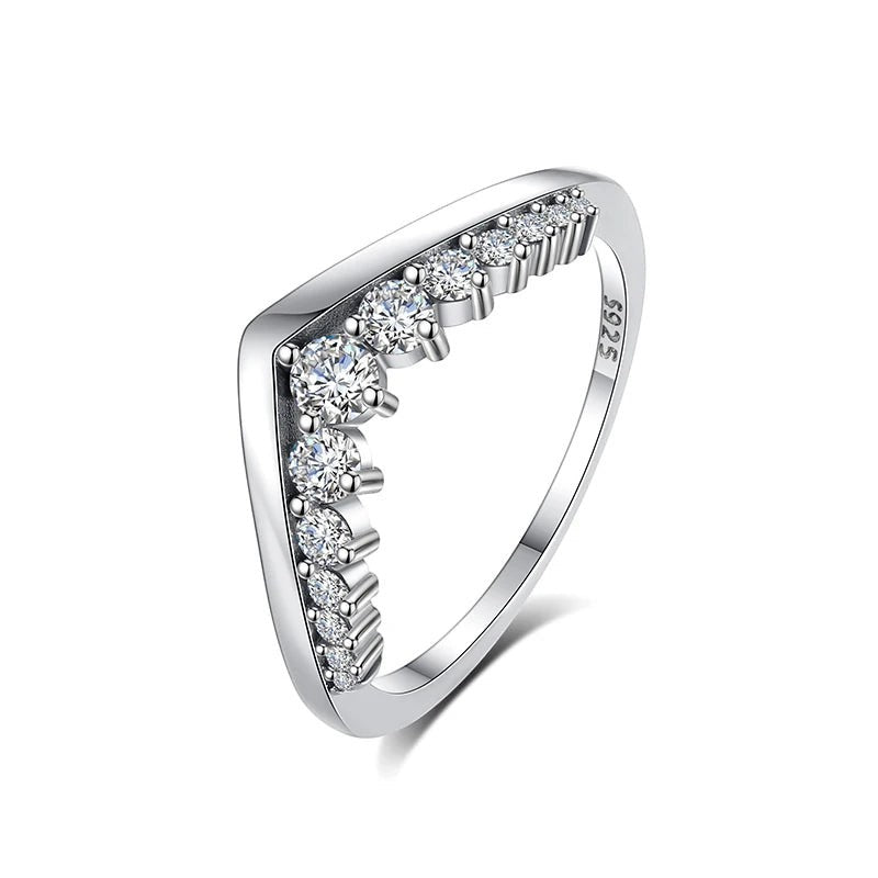Sterling Silver CZ Ring Collection — Sun · Moon · Crown · Heart · Solitaire | JC Sunshine