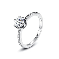 Sterling Silver CZ Ring Collection — Sun · Moon · Crown · Heart · Solitaire | JC Sunshine